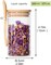 Set of 8 Glass Jars with Bamboo Lids and Spoons, 10 OZ Airtight Small Glass Tea Containers for Loose Tea, Coffee and Sugar Glass Container for Yogurt Jars with Lids